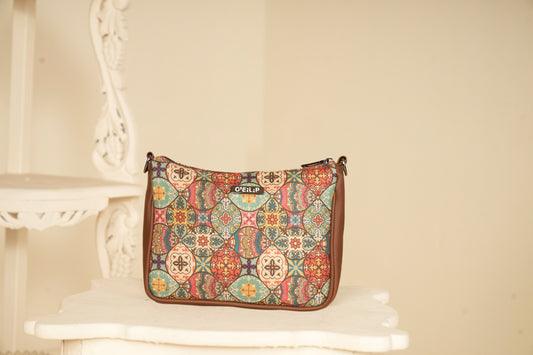 Bohemian Jute Crossbody Bag - Handcrafted Eco-Friendly Fashion Statement